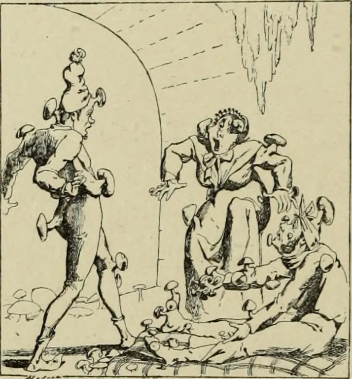 An illustration from L'art du rire et de la caricature, 1892, leaf 317