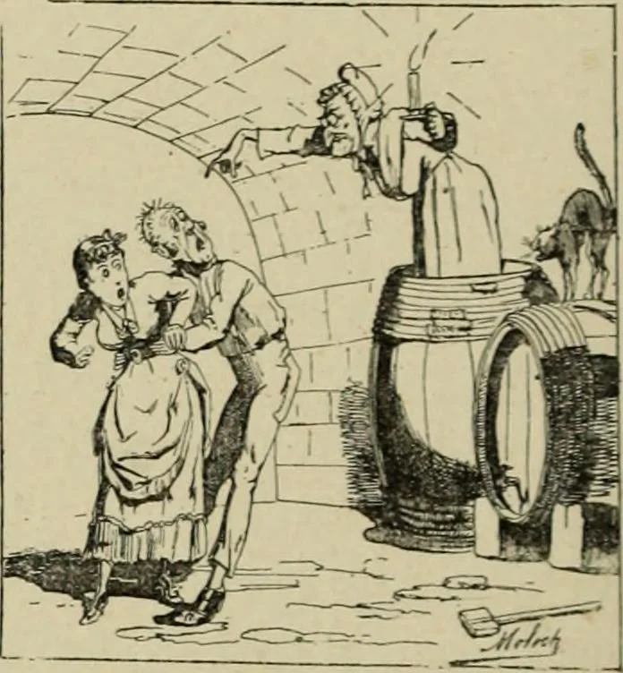 An illustration from L'art du rire et de la caricature, 1892, leaf 317