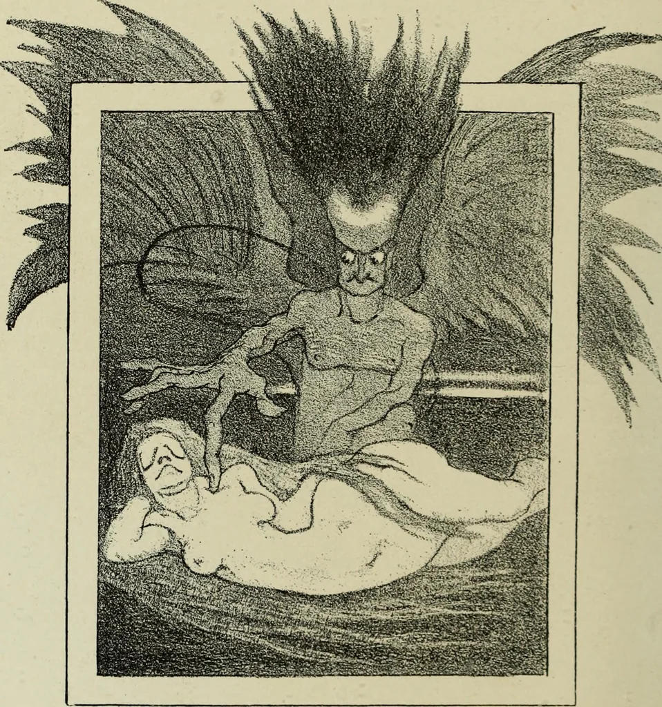An illustration from L'art du rire et de la caricature, 1892, leaf 325
