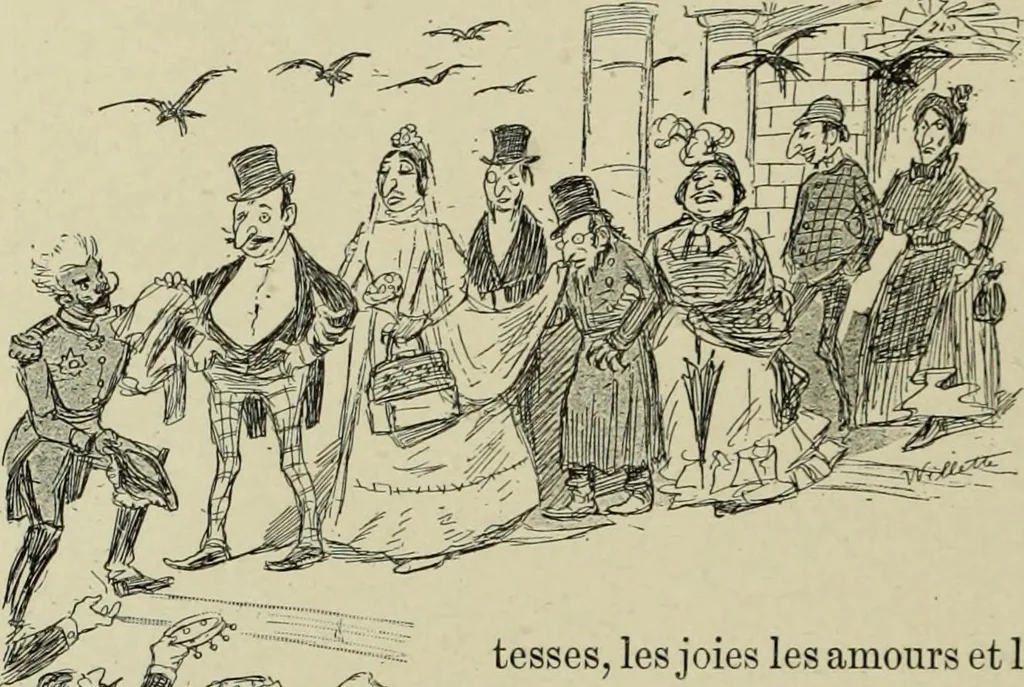 An illustration from L'art du rire et de la caricature, 1892, leaf 331