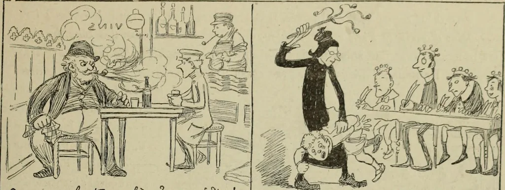 An illustration from L'art du rire et de la caricature, 1892, leaf 332
