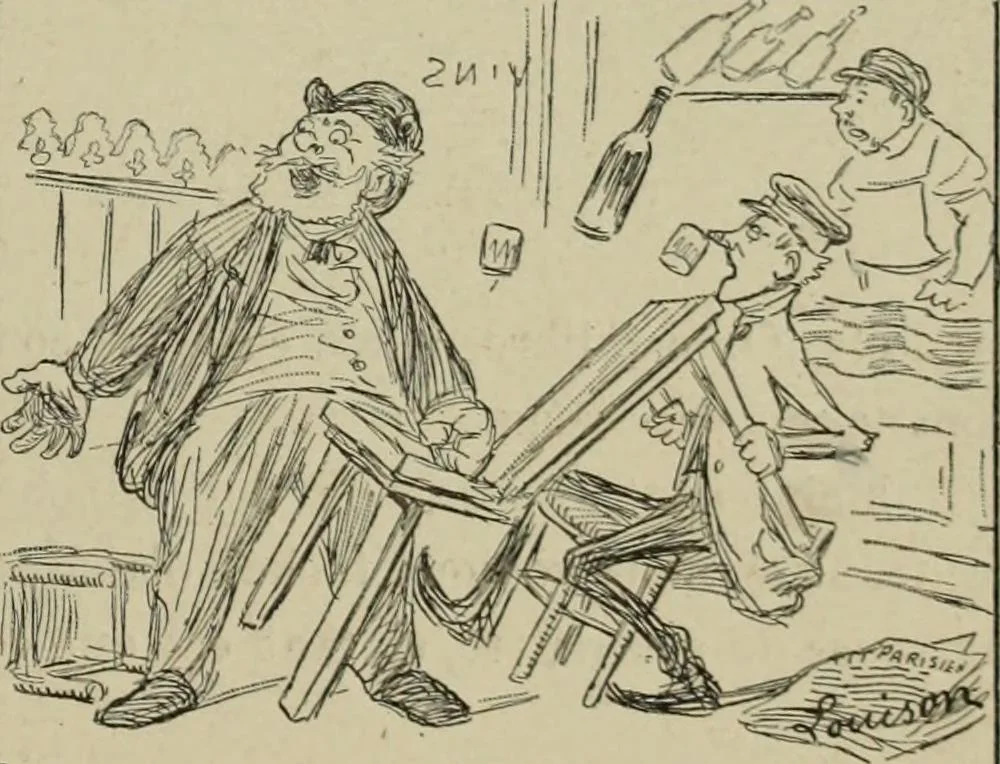 An illustration from L'art du rire et de la caricature, 1892, leaf 332