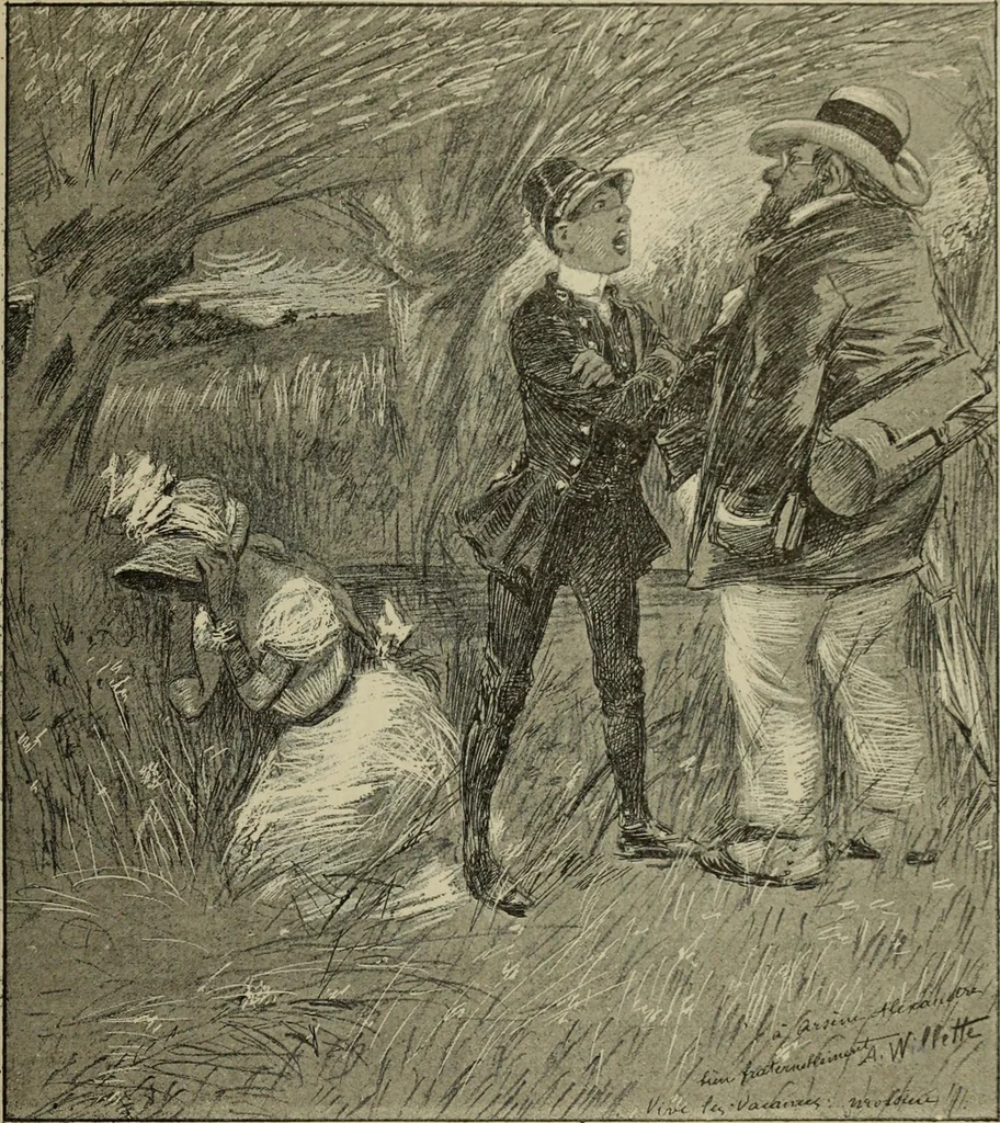 An illustration from L'art du rire et de la caricature, 1892, leaf 334