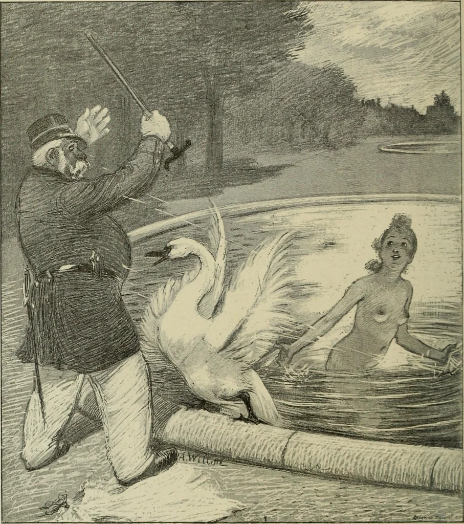 An illustration from L'art du rire et de la caricature, 1892, leaf 337