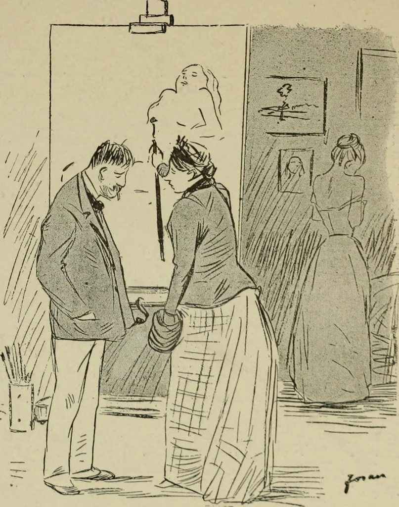An illustration from L'art du rire et de la caricature, 1892, leaf 340