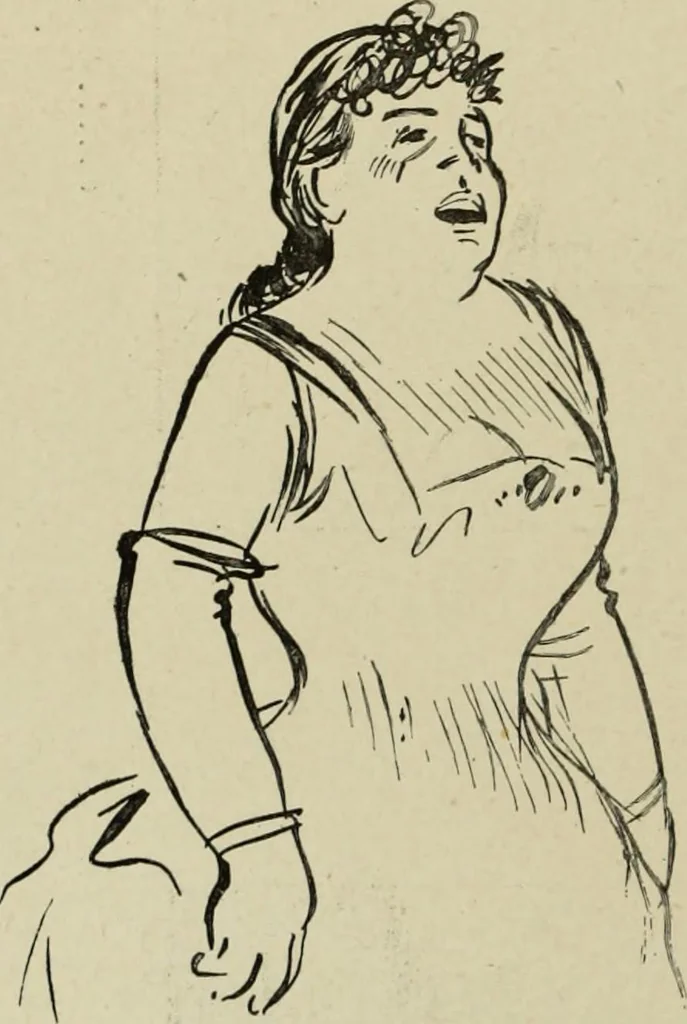 An illustration from L'art du rire et de la caricature, 1892, leaf 343