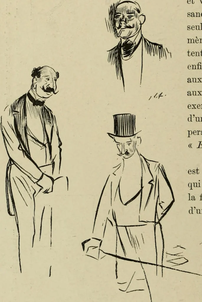 An illustration from L'art du rire et de la caricature, 1892, leaf 345