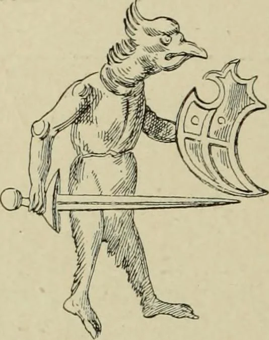 An illustration from L'art du rire et de la caricature, 1892, leaf 35