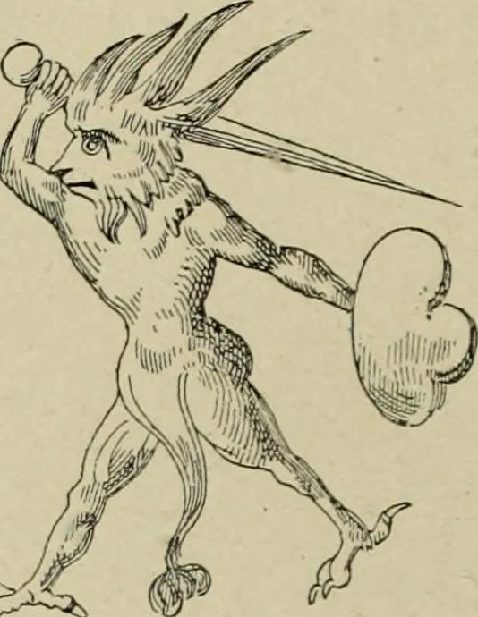 An illustration from L'art du rire et de la caricature, 1892, leaf 35