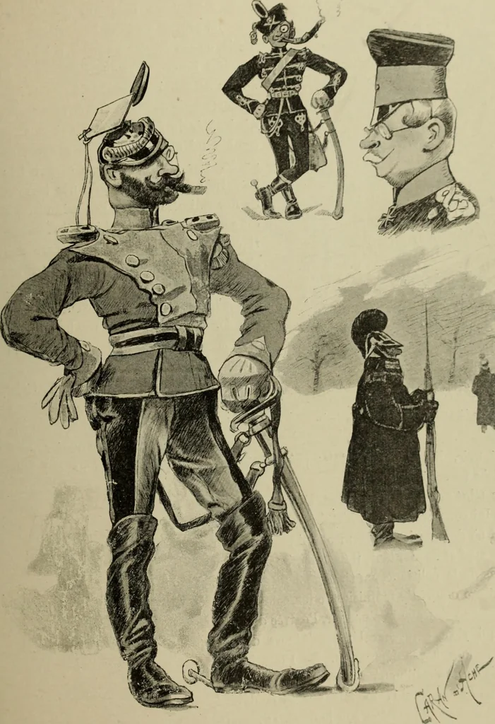 An illustration from L'art du rire et de la caricature, 1892, leaf 352