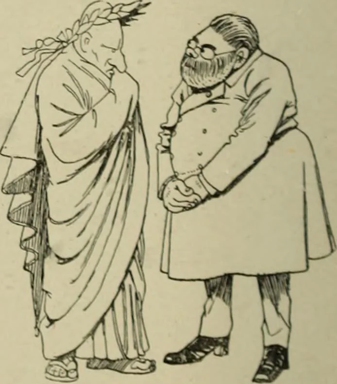 An illustration from L'art du rire et de la caricature, 1892, leaf 353