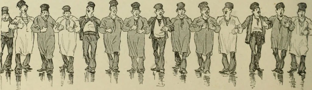 An illustration from L'art du rire et de la caricature, 1892, leaf 357