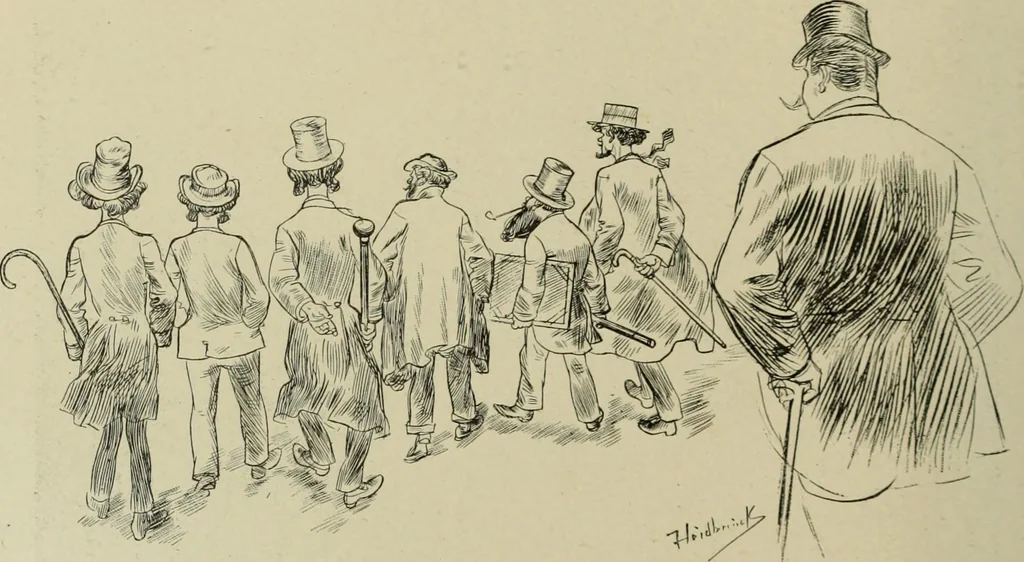 An illustration from L'art du rire et de la caricature, 1892, leaf 361