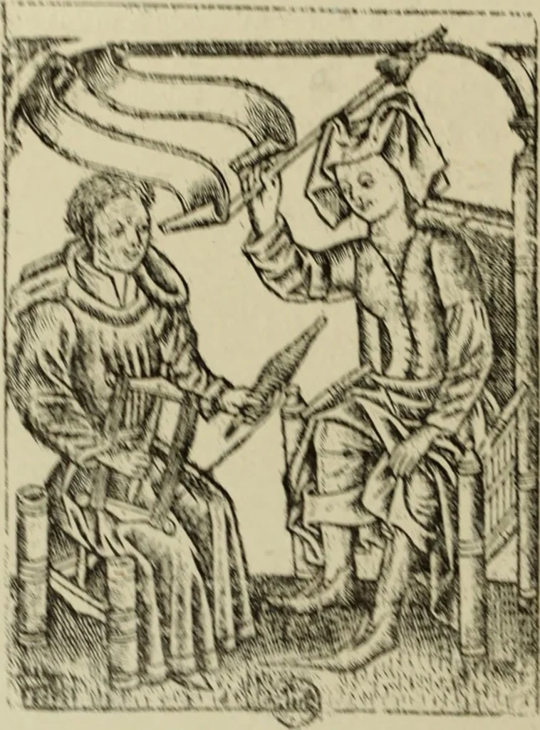 An illustration from L'art du rire et de la caricature, 1892, leaf 37