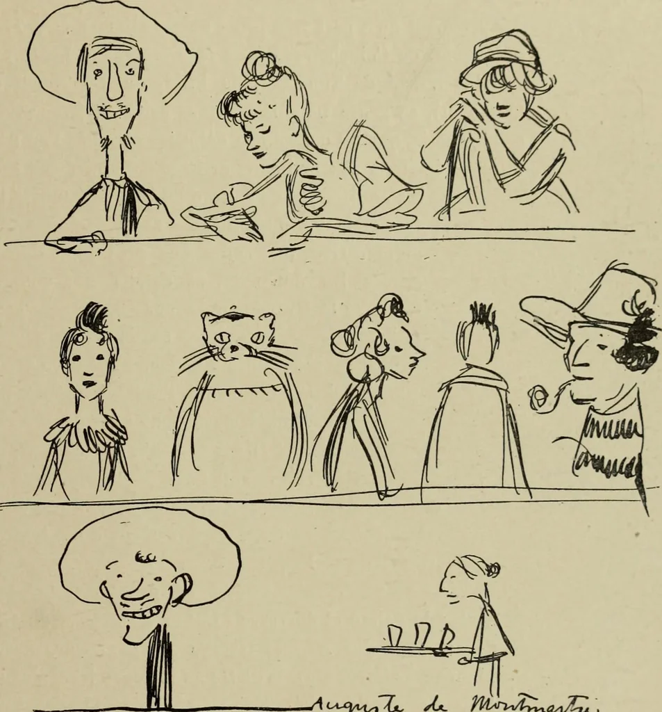 An illustration from L'art du rire et de la caricature, 1892, leaf 372