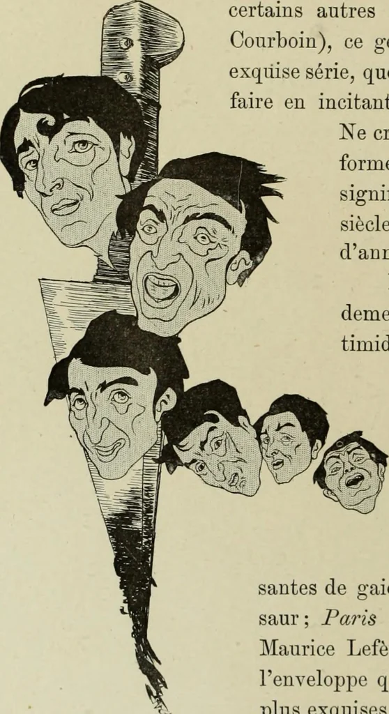 An illustration from L'art du rire et de la caricature, 1892, leaf 373