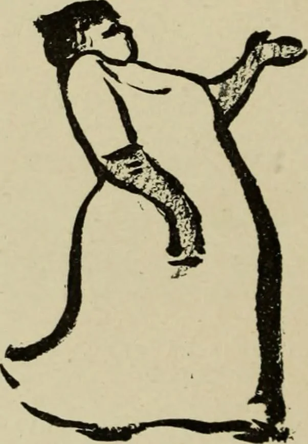 An illustration from L'art du rire et de la caricature, 1892, leaf 379