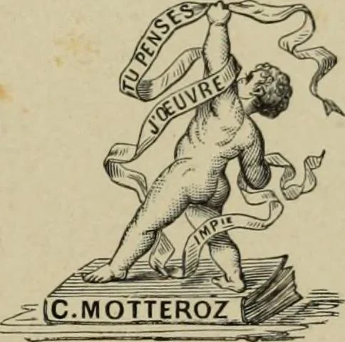 An illustration from L'art du rire et de la caricature, 1892, leaf 382