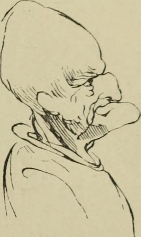 An illustration from L'art du rire et de la caricature, 1892, leaf 78