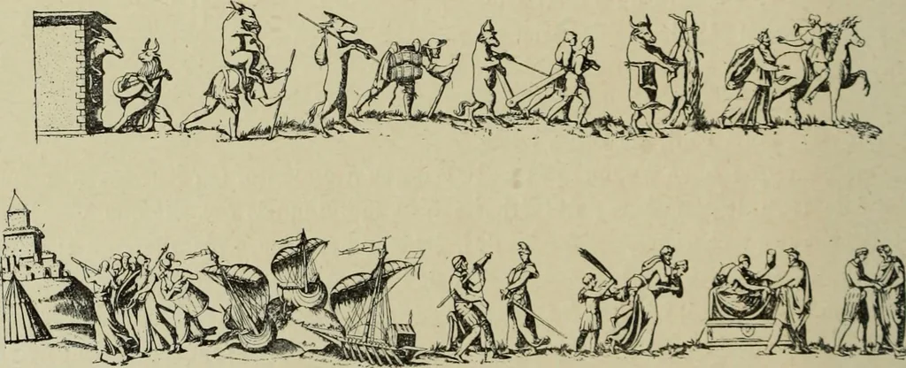 An illustration from L'art du rire et de la caricature, 1892, leaf 79
