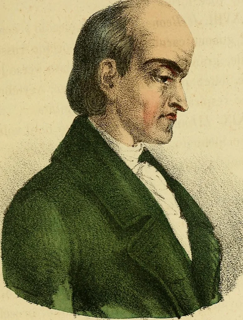 An illustration from L'arte de conoscere gli uomini : il piccolo Lavater e Dottor Gall, 1865, leaf 128