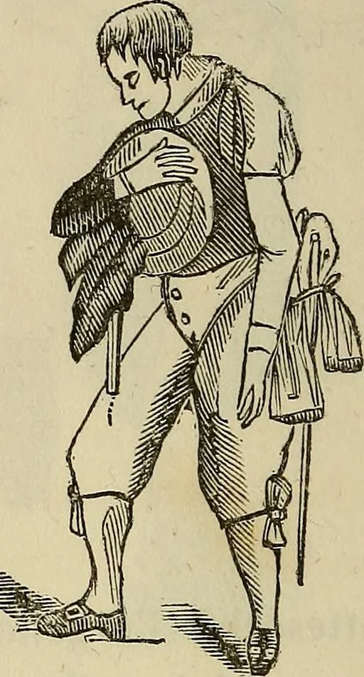 An illustration from L'arte de conoscere gli uomini : il piccolo Lavater e Dottor Gall, 1865, leaf 313