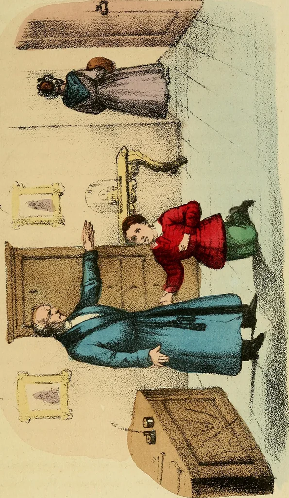 An illustration from L'arte de conoscere gli uomini : il piccolo Lavater e Dottor Gall, 1865, leaf 342