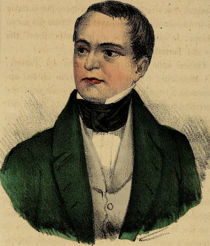 An illustration from L'arte de conoscere gli uomini : il piccolo Lavater e Dottor Gall, 1865, leaf 45