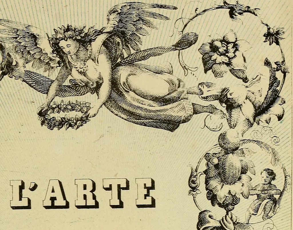 An illustration from L'arte de conoscere gli uomini : il piccolo Lavater e Dottor Gall, 1865, leaf 8