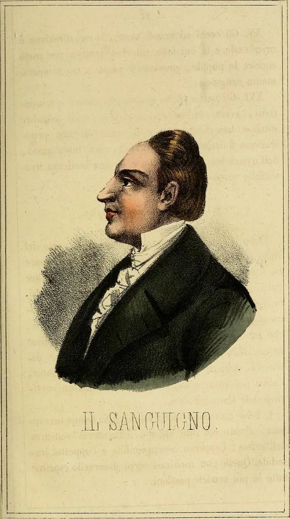 An illustration from L'arte de conoscere gli uomini : il piccolo Lavater e Dottor Gall, 1865, leaf 98