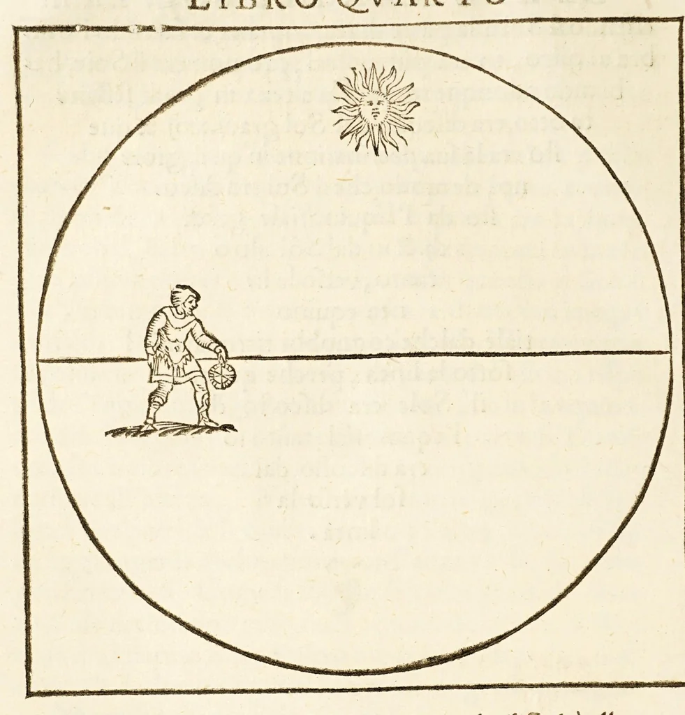 An illustration from L'arte del nauegar, : in laqual si contengono le regole, dechiarationi, secreti, & auisi, alla bona nauegation necessarij., 1554, leaf 156