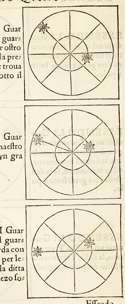 An illustration from L'arte del nauegar, : in laqual si contengono le regole, dechiarationi, secreti, & auisi, alla bona nauegation necessarij., 1554, leaf 226