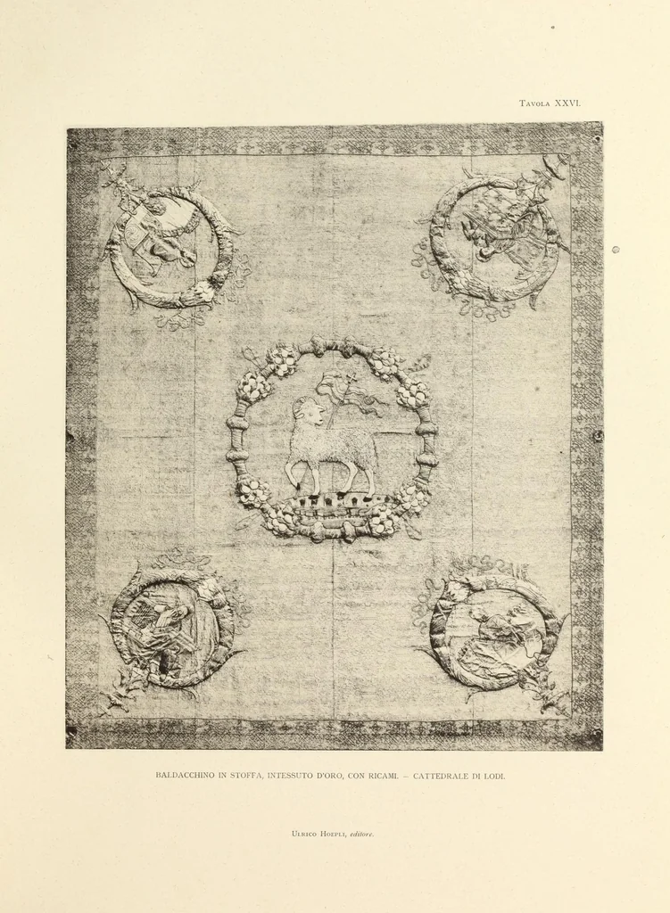 An illustration from L'arte negli arredi sacri della Lombardia, 1897, leaf 113