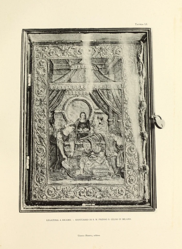 An illustration from L'arte negli arredi sacri della Lombardia, 1897, leaf 163