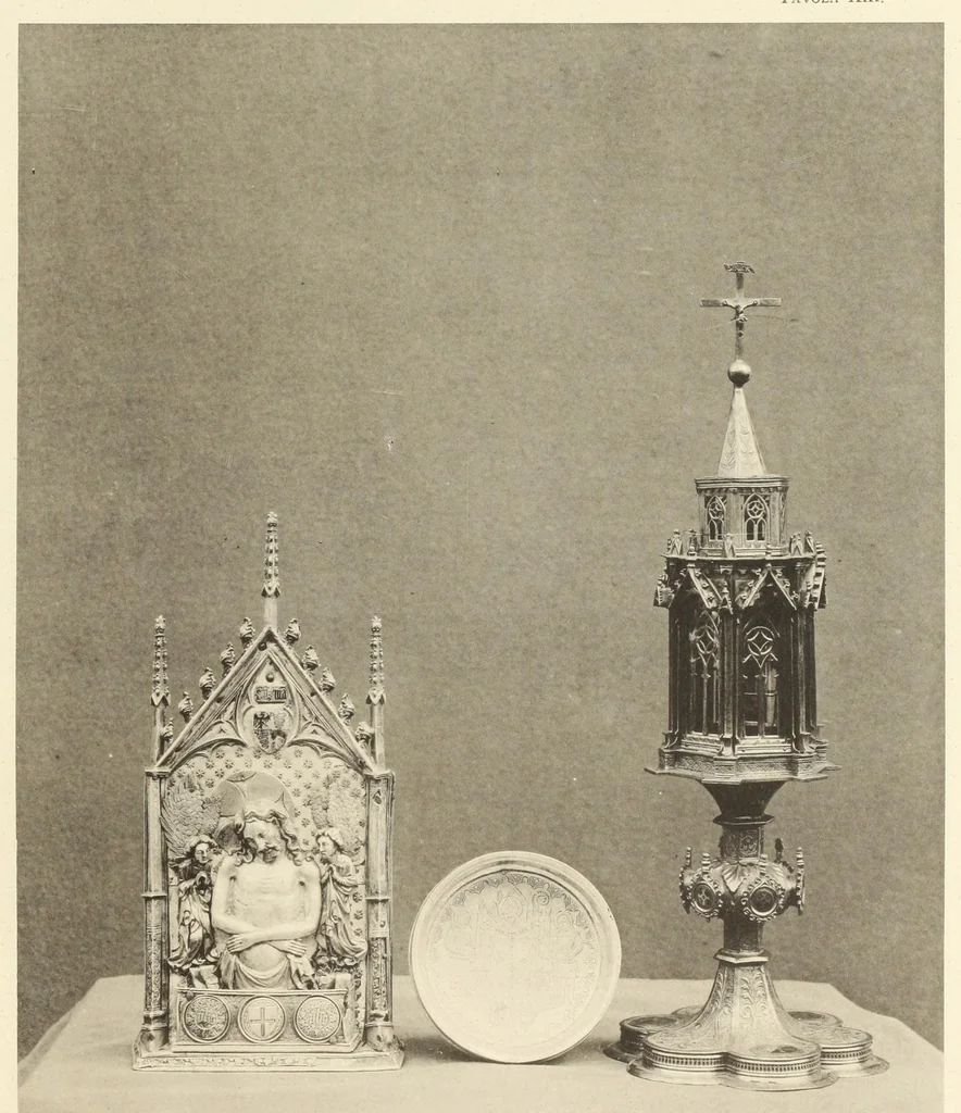 An illustration from L'arte negli arredi sacri della Lombardia, 1897, leaf 87