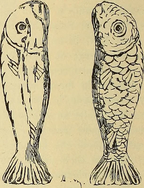 An illustration from L'arte nell'industria : lavori di legno e pastiglia, lavori di metallo, lavori di pietra, marmo, alabastro, ceramica, musaico, vetro, lavori di osso e avorio, lavori tessili, carte da parati e cuoi decorati, ricami, pizzi, cartelloni, stampe, ecc., 1907, leaf 161
