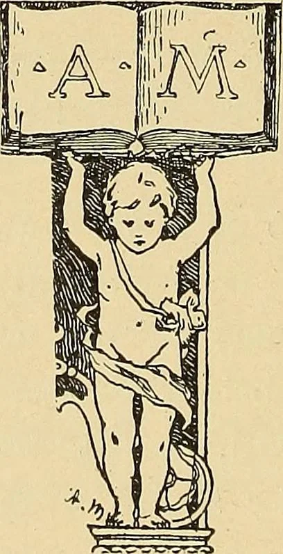 An illustration from L'arte nell'industria : lavori di legno e pastiglia, lavori di metallo, lavori di pietra, marmo, alabastro, ceramica, musaico, vetro, lavori di osso e avorio, lavori tessili, carte da parati e cuoi decorati, ricami, pizzi, cartelloni, stampe, ecc., 1907, leaf 17