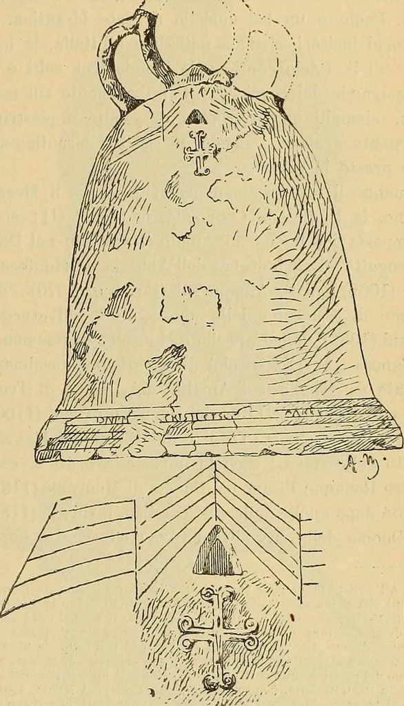 An illustration from L'arte nell'industria : lavori di legno e pastiglia, lavori di metallo, lavori di pietra, marmo, alabastro, ceramica, musaico, vetro, lavori di osso e avorio, lavori tessili, carte da parati e cuoi decorati, ricami, pizzi, cartelloni, stampe, ecc., 1907, leaf 190