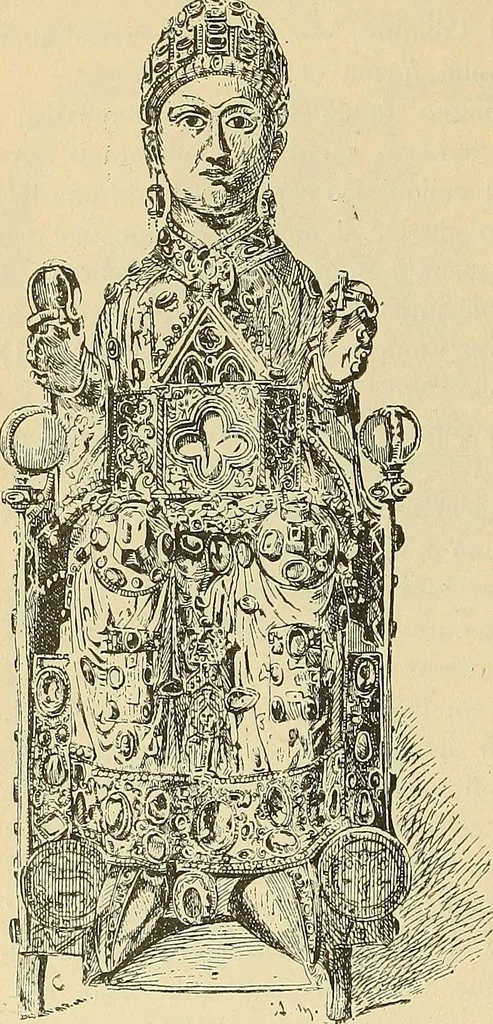 An illustration from L'arte nell'industria : lavori di legno e pastiglia, lavori di metallo, lavori di pietra, marmo, alabastro, ceramica, musaico, vetro, lavori di osso e avorio, lavori tessili, carte da parati e cuoi decorati, ricami, pizzi, cartelloni, stampe, ecc., 1907, leaf 227