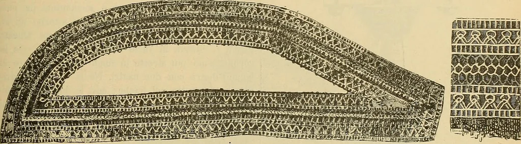 An illustration from L'arte nell'industria : lavori di legno e pastiglia, lavori di metallo, lavori di pietra, marmo, alabastro, ceramica, musaico, vetro, lavori di osso e avorio, lavori tessili, carte da parati e cuoi decorati, ricami, pizzi, cartelloni, stampe, ecc., 1907, leaf 256