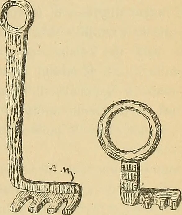 An illustration from L'arte nell'industria : lavori di legno e pastiglia, lavori di metallo, lavori di pietra, marmo, alabastro, ceramica, musaico, vetro, lavori di osso e avorio, lavori tessili, carte da parati e cuoi decorati, ricami, pizzi, cartelloni, stampe, ecc., 1907, leaf 26