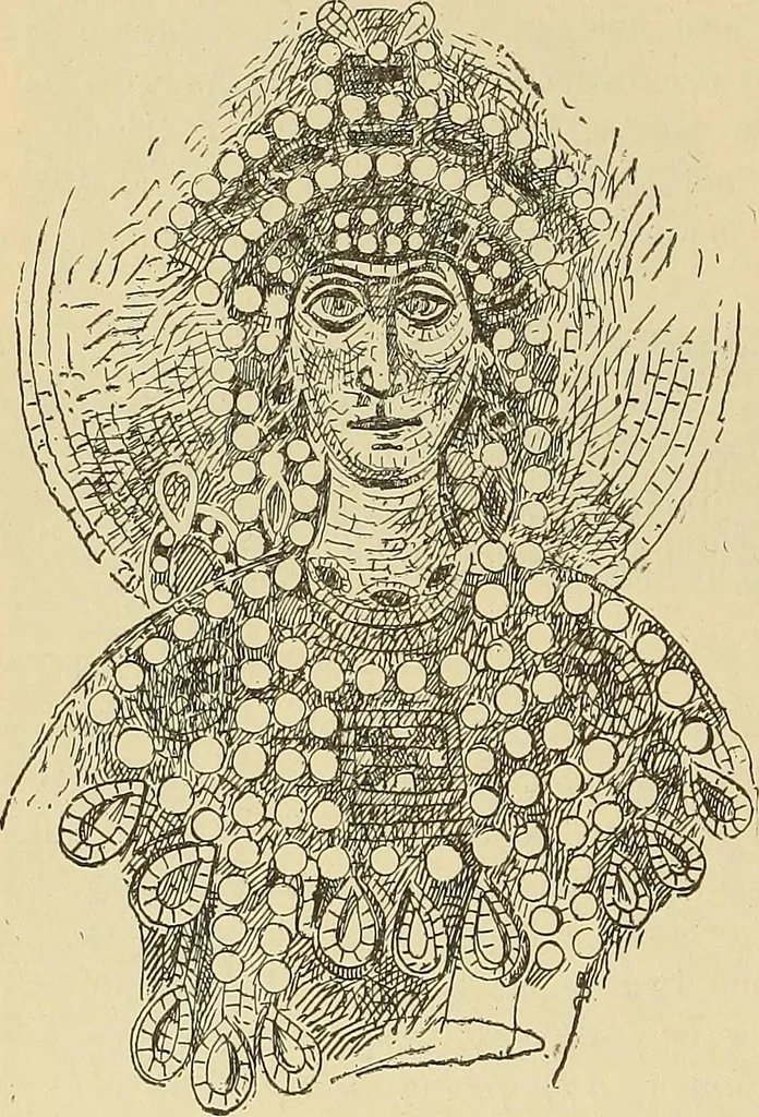 An illustration from L'arte nell'industria : lavori di legno e pastiglia, lavori di metallo, lavori di pietra, marmo, alabastro, ceramica, musaico, vetro, lavori di osso e avorio, lavori tessili, carte da parati e cuoi decorati, ricami, pizzi, cartelloni, stampe, ecc., 1907, leaf 261