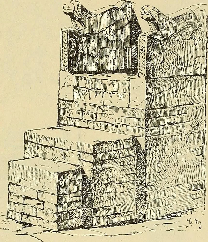 An illustration from L'arte nell'industria : lavori di legno e pastiglia, lavori di metallo, lavori di pietra, marmo, alabastro, ceramica, musaico, vetro, lavori di osso e avorio, lavori tessili, carte da parati e cuoi decorati, ricami, pizzi, cartelloni, stampe, ecc., 1907, leaf 267