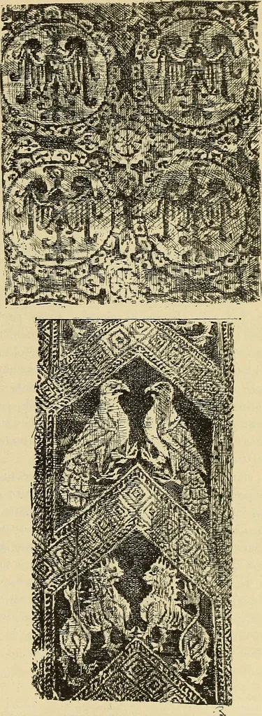 An illustration from L'arte nell'industria : lavori di legno e pastiglia, lavori di metallo, lavori di pietra, marmo, alabastro, ceramica, musaico, vetro, lavori di osso e avorio, lavori tessili, carte da parati e cuoi decorati, ricami, pizzi, cartelloni, stampe, ecc., 1907, leaf 324