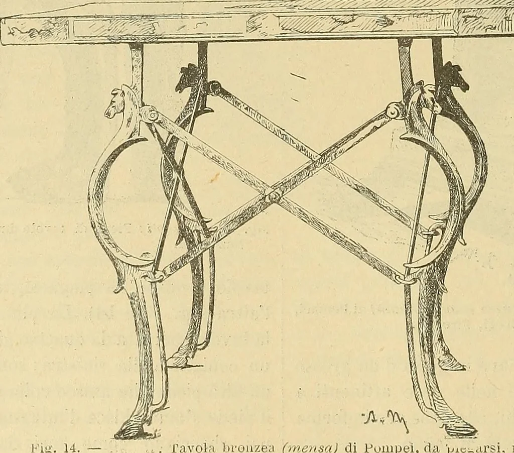 An illustration from L'arte nell'industria : lavori di legno e pastiglia, lavori di metallo, lavori di pietra, marmo, alabastro, ceramica, musaico, vetro, lavori di osso e avorio, lavori tessili, carte da parati e cuoi decorati, ricami, pizzi, cartelloni, stampe, ecc., 1907, leaf 37