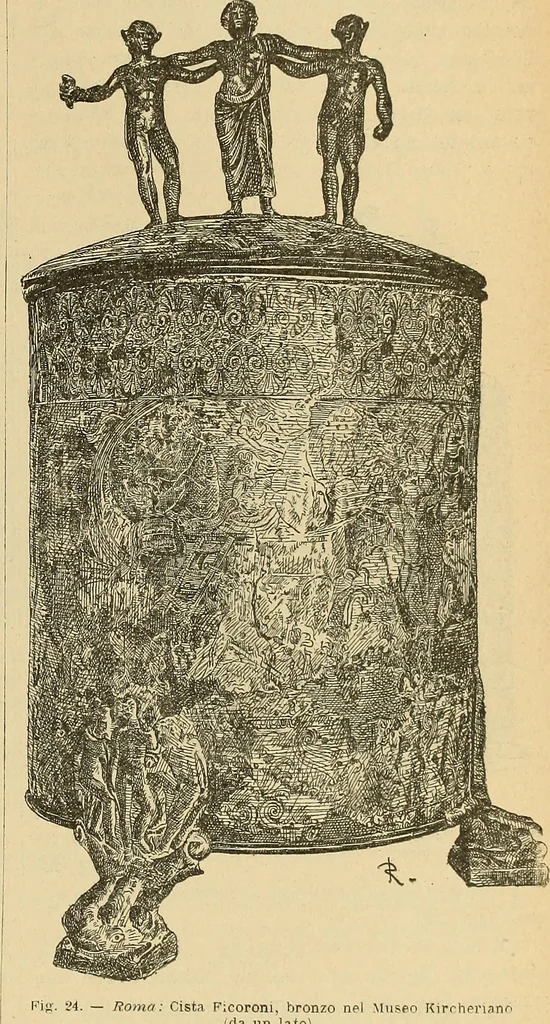 An illustration from L'arte nell'industria : lavori di legno e pastiglia, lavori di metallo, lavori di pietra, marmo, alabastro, ceramica, musaico, vetro, lavori di osso e avorio, lavori tessili, carte da parati e cuoi decorati, ricami, pizzi, cartelloni, stampe, ecc., 1907, leaf 44