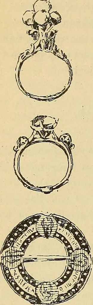 An illustration from L'arte nell'industria : lavori di legno e pastiglia, lavori di metallo, lavori di pietra, marmo, alabastro, ceramica, musaico, vetro, lavori di osso e avorio, lavori tessili, carte da parati e cuoi decorati, ricami, pizzi, cartelloni, stampe, ecc., 1907, leaf 481