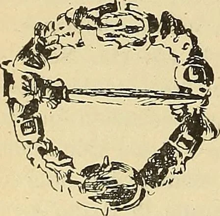An illustration from L'arte nell'industria : lavori di legno e pastiglia, lavori di metallo, lavori di pietra, marmo, alabastro, ceramica, musaico, vetro, lavori di osso e avorio, lavori tessili, carte da parati e cuoi decorati, ricami, pizzi, cartelloni, stampe, ecc., 1907, leaf 481