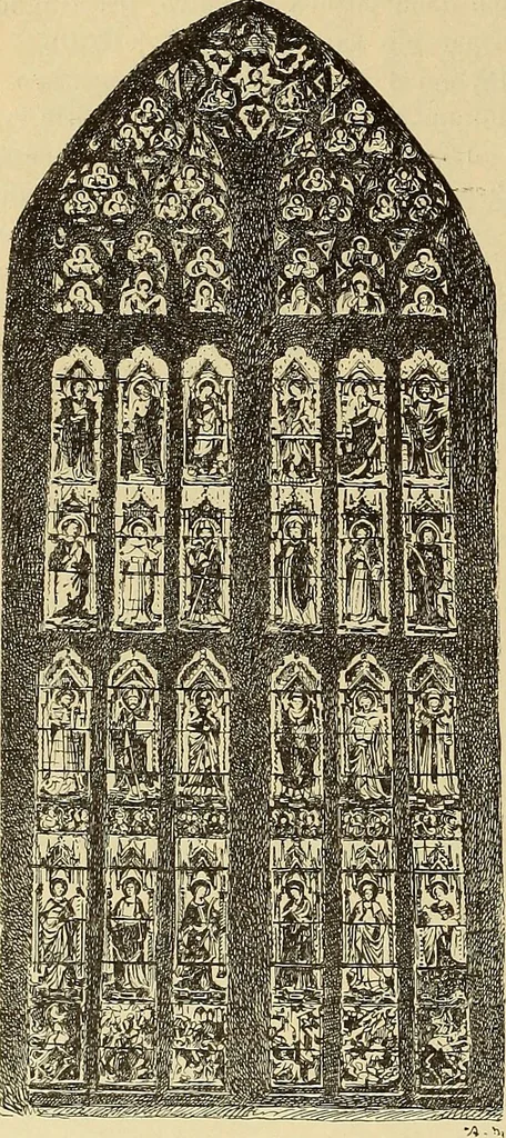 An illustration from L'arte nell'industria : lavori di legno e pastiglia, lavori di metallo, lavori di pietra, marmo, alabastro, ceramica, musaico, vetro, lavori di osso e avorio, lavori tessili, carte da parati e cuoi decorati, ricami, pizzi, cartelloni, stampe, ecc., 1907, leaf 495