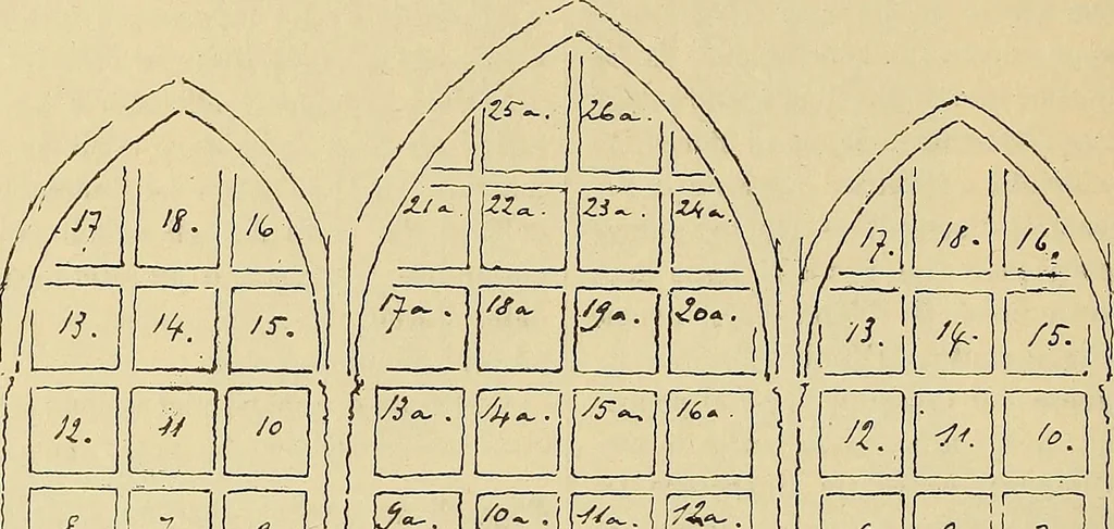An illustration from L'arte nell'industria : lavori di legno e pastiglia, lavori di metallo, lavori di pietra, marmo, alabastro, ceramica, musaico, vetro, lavori di osso e avorio, lavori tessili, carte da parati e cuoi decorati, ricami, pizzi, cartelloni, stampe, ecc., 1907, leaf 505